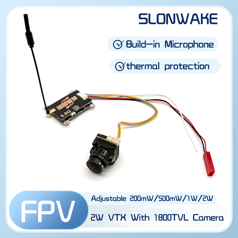 Fpv Camera - SLONWAKE 5.8G 56CH 2W передатчик VTX