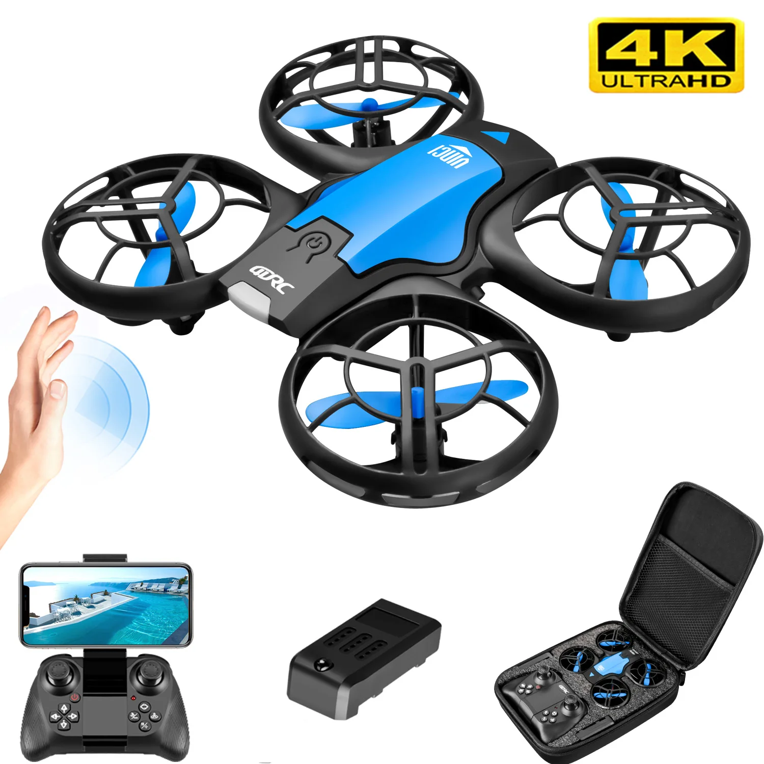 Новый мини-дрон V8 с камерой 4 – обзор и цена Brushed Drone Motor