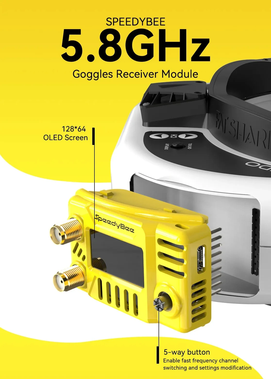 Модуль для FPV-очков SpeedyBee – обзор и цена Hd Zero Camera