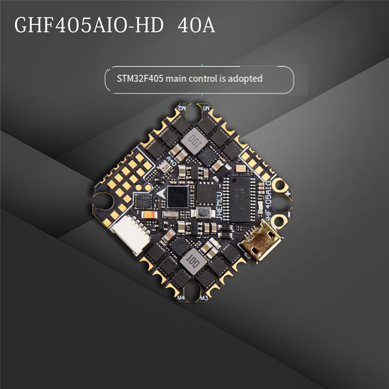 ABTI-GHF405AIO-HD 40A AIO Плат – обзор и цена F405 Flight Controller