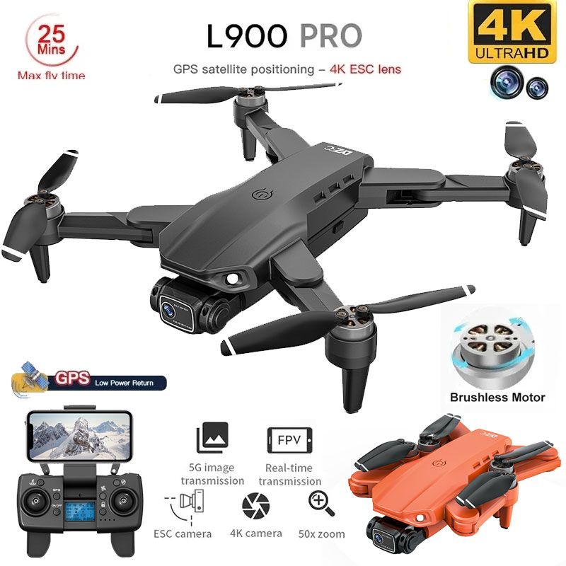 Квадрокоптер L900 Pro складной – обзор и цена Brushed Drone Motor